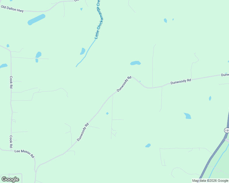 map of restaurants, bars, coffee shops, grocery stores, and more near 1564 Dunwoody Road in LaFayette