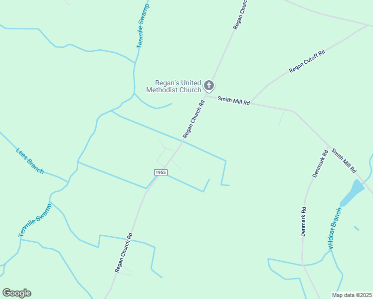 map of restaurants, bars, coffee shops, grocery stores, and more near 5342 Regan Church Rd in Lumberton