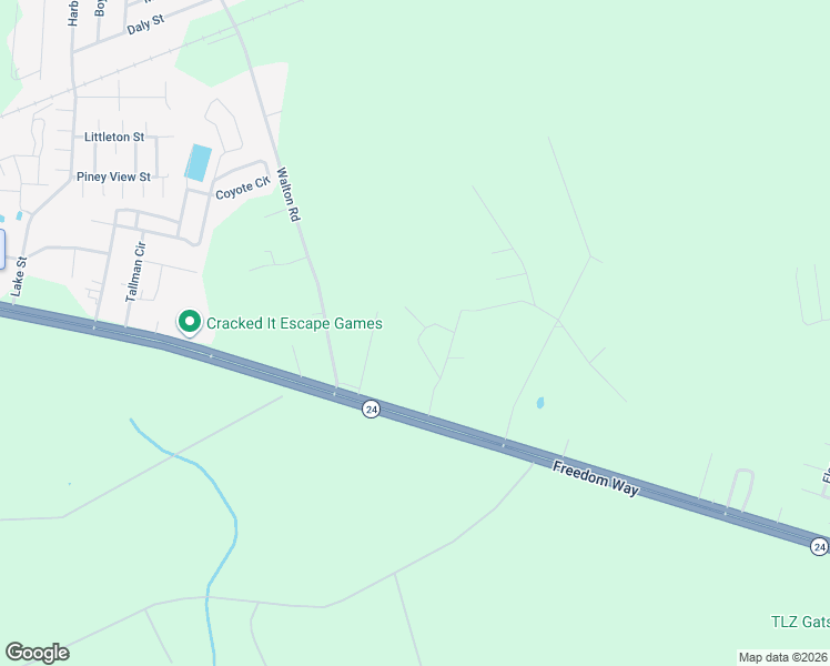 map of restaurants, bars, coffee shops, grocery stores, and more near 451 Sullivan Loop Road in Jacksonville