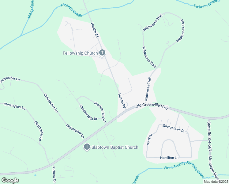 map of restaurants, bars, coffee shops, grocery stores, and more near 205 Hamlin Road in Liberty