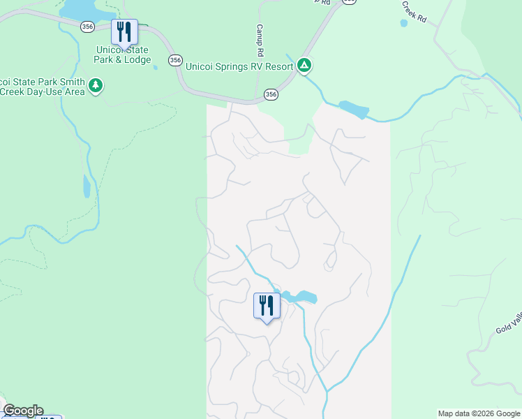 map of restaurants, bars, coffee shops, grocery stores, and more near 729 Zeppelin Strasse in Helen