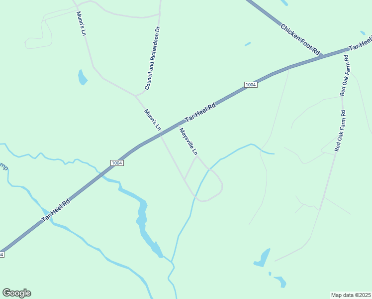 map of restaurants, bars, coffee shops, grocery stores, and more near 90 Maysville Lane in Tar Heel