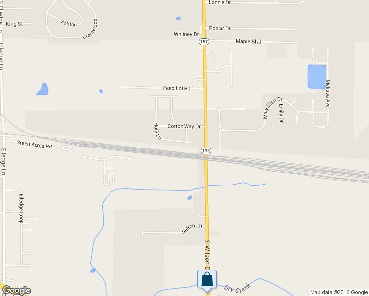 map of restaurants, bars, coffee shops, grocery stores, and more near 2-34 Holli Lane in Muscle Shoals