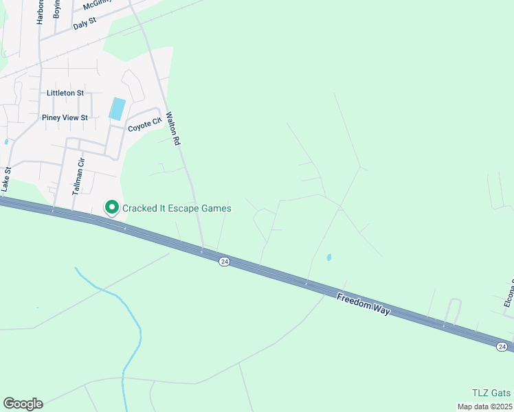 map of restaurants, bars, coffee shops, grocery stores, and more near 504 Pate Drive in Onslow County