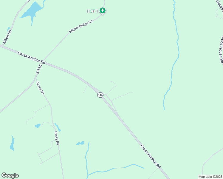 map of restaurants, bars, coffee shops, grocery stores, and more near 160 Roddy Road in Woodruff