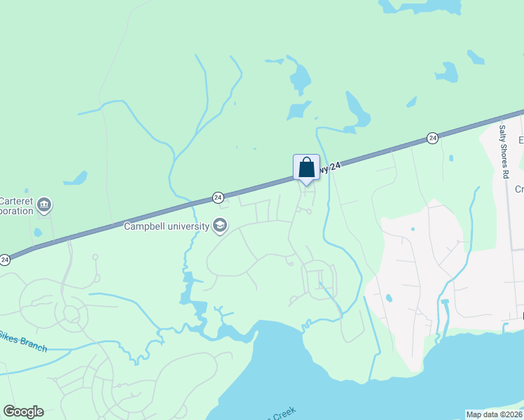 map of restaurants, bars, coffee shops, grocery stores, and more near 100-110 Sanders Creek Rd in Newport