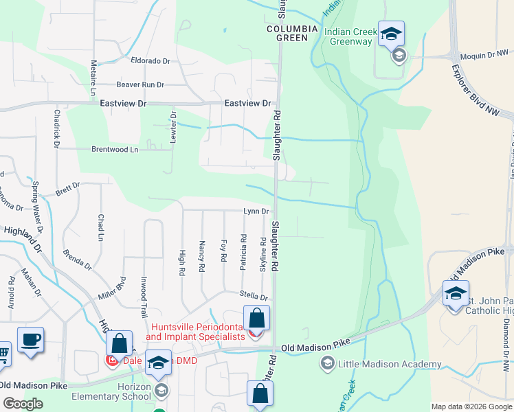 map of restaurants, bars, coffee shops, grocery stores, and more near 200 Lynn Drive in Madison