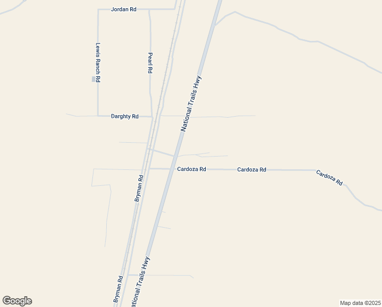 map of restaurants, bars, coffee shops, grocery stores, and more near 25561 National Trails Highway in Helendale