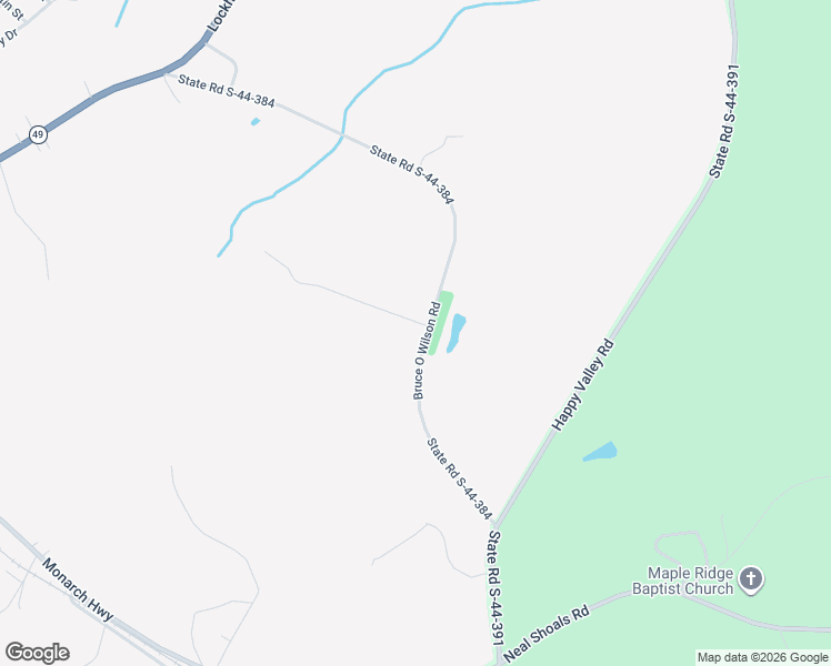 map of restaurants, bars, coffee shops, grocery stores, and more near 406 Bruce O Wilson Road in Union