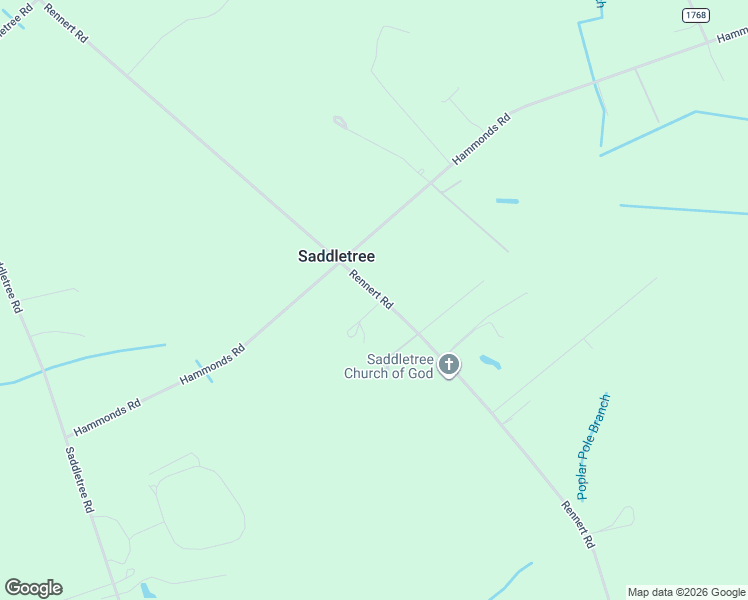 map of restaurants, bars, coffee shops, grocery stores, and more near 1706 Rennert Road in Lumberton