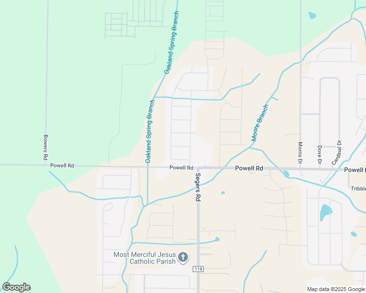 map of restaurants, bars, coffee shops, grocery stores, and more near Nestrick Rd in Limestone County