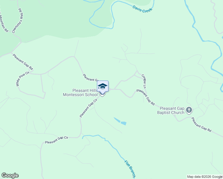 map of restaurants, bars, coffee shops, grocery stores, and more near 1488 Pleasant Gap Road in Ellijay
