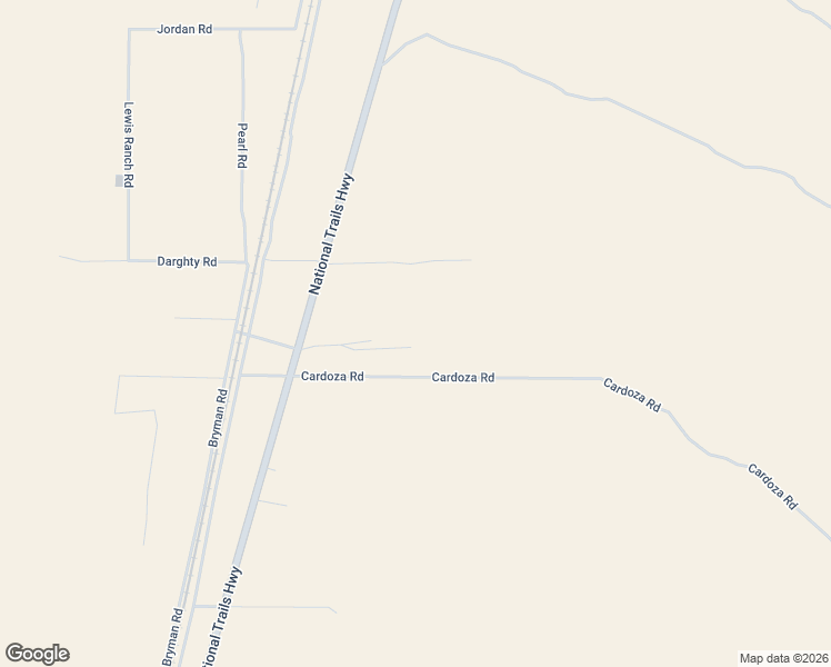 map of restaurants, bars, coffee shops, grocery stores, and more near 15320 Hillside Road in Helendale