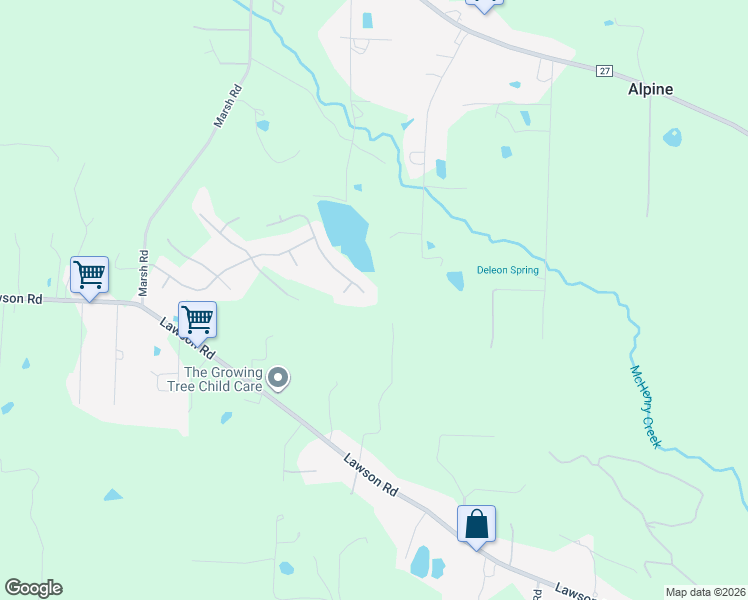 map of restaurants, bars, coffee shops, grocery stores, and more near 17000 Edinburgh Drive in Little Rock