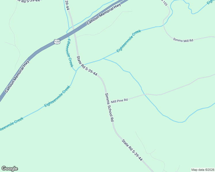 map of restaurants, bars, coffee shops, grocery stores, and more near 1101-1199 State Road S-39-44 in Central