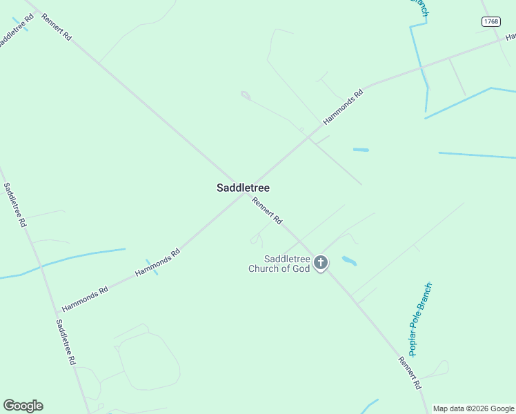 map of restaurants, bars, coffee shops, grocery stores, and more near 1729 Rennert Road in Lumberton