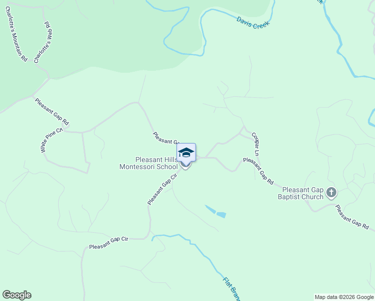 map of restaurants, bars, coffee shops, grocery stores, and more near 2571 Pleasant Gap Road in Ellijay