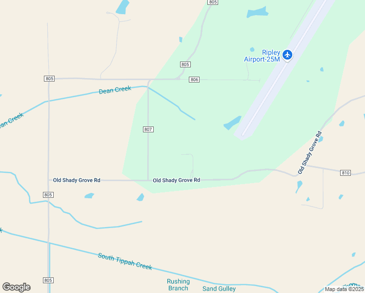 map of restaurants, bars, coffee shops, grocery stores, and more near 741 County Road 808 in Ripley