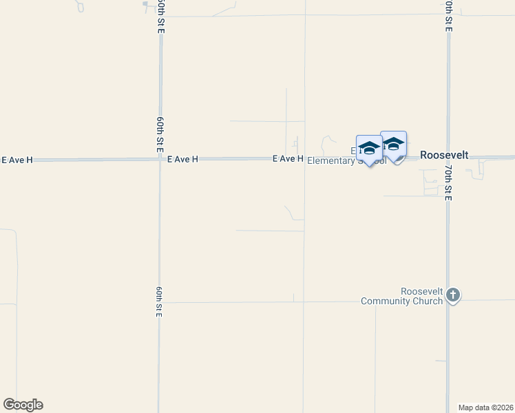 map of restaurants, bars, coffee shops, grocery stores, and more near 63rd Street West in Lancaster