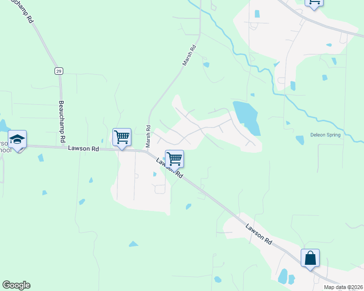 map of restaurants, bars, coffee shops, grocery stores, and more near 14001 Argyll Cove in Little Rock