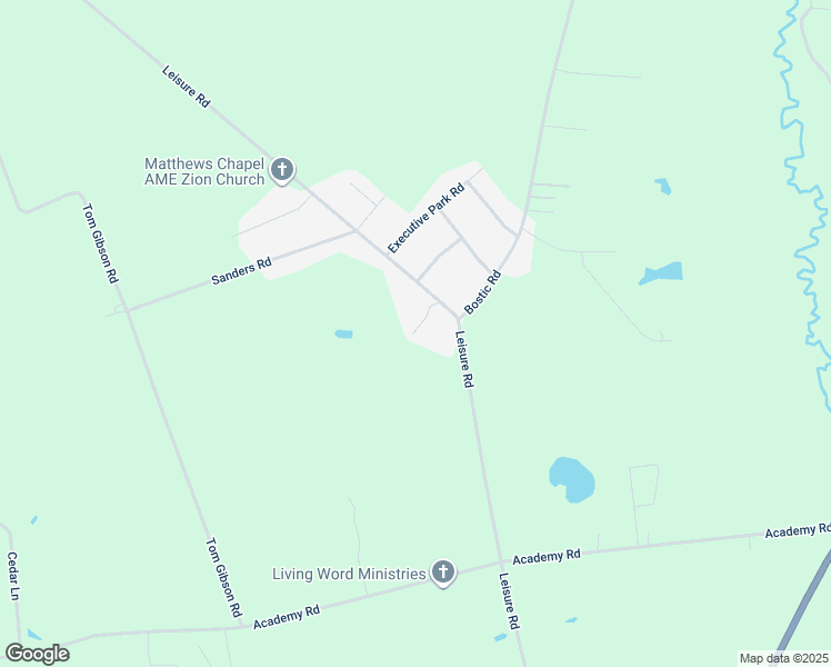 map of restaurants, bars, coffee shops, grocery stores, and more near 10343 Leisure Road in Laurinburg
