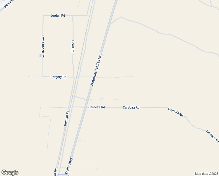 map of restaurants, bars, coffee shops, grocery stores, and more near Eveshorn Road in San Bernardino County