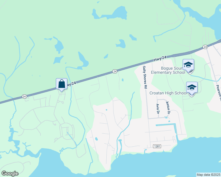 map of restaurants, bars, coffee shops, grocery stores, and more near 151 Yacht Club Drive in Newport