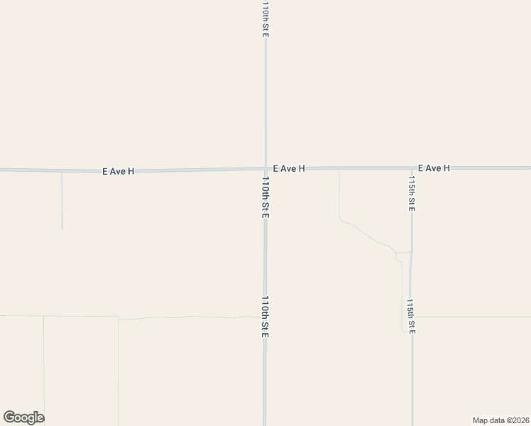 map of restaurants, bars, coffee shops, grocery stores, and more near 110th Street East in Los Angeles County