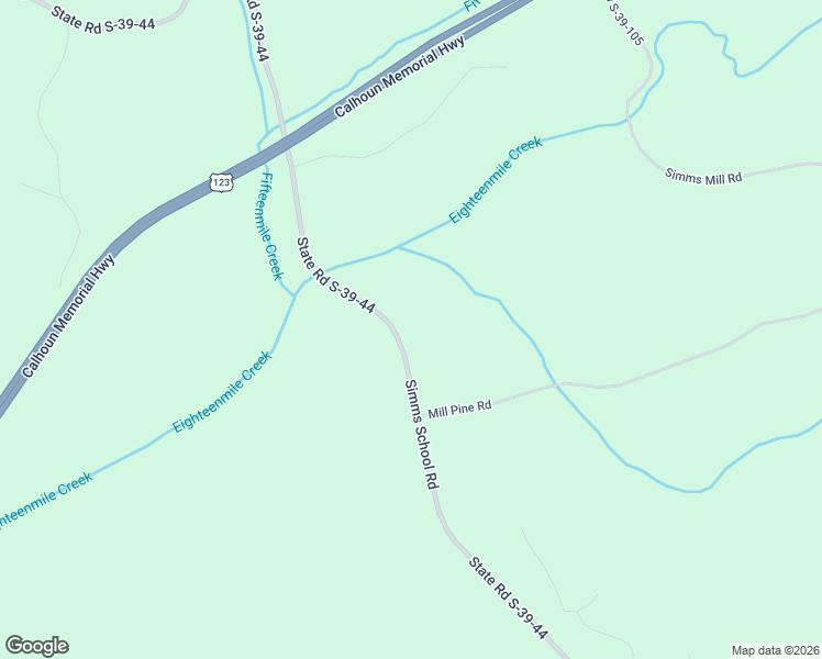 map of restaurants, bars, coffee shops, grocery stores, and more near 1170 Simms School Road in Central