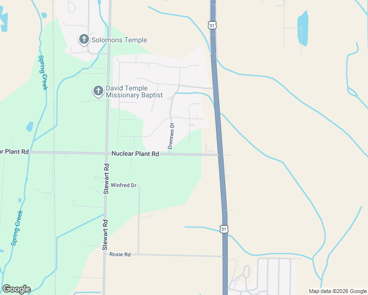 map of restaurants, bars, coffee shops, grocery stores, and more near 11054 Drennen Drive in Tanner