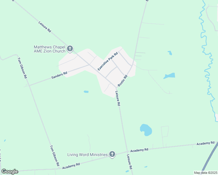 map of restaurants, bars, coffee shops, grocery stores, and more near 10343 Leisure Road in Laurinburg