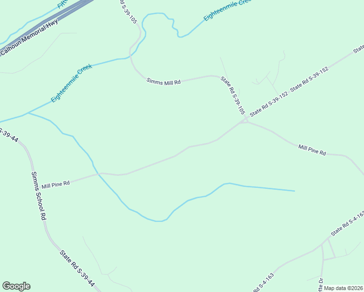 map of restaurants, bars, coffee shops, grocery stores, and more near 811 Simms Mill Road in Liberty