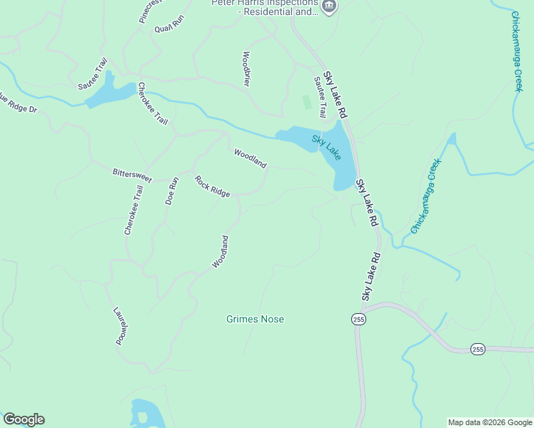 map of restaurants, bars, coffee shops, grocery stores, and more near 15-185 Lower Gap Road in Sautee Nacoochee