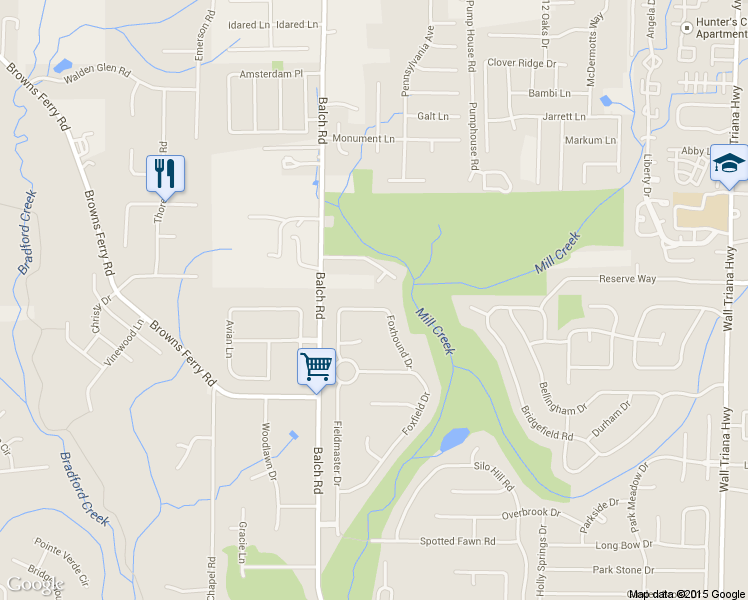 map of restaurants, bars, coffee shops, grocery stores, and more near 125 Foxhound Dr in Madison