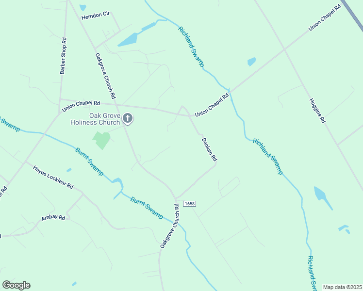 map of restaurants, bars, coffee shops, grocery stores, and more near Prospect Road in Robeson County