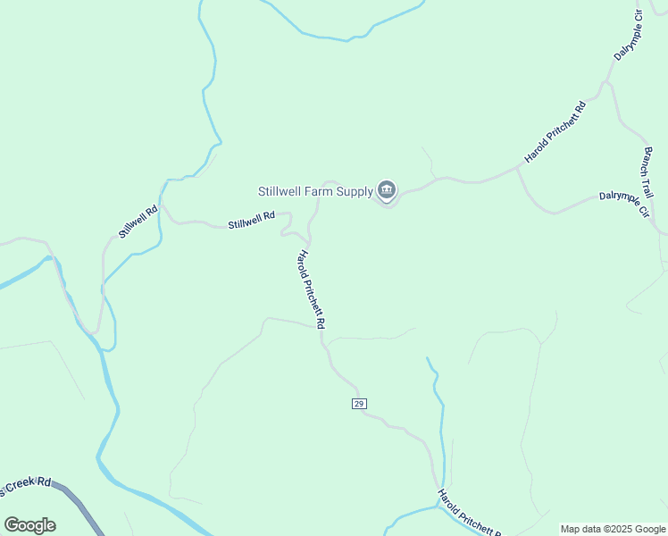 map of restaurants, bars, coffee shops, grocery stores, and more near 1304 Harold Pritchett Road in Ellijay