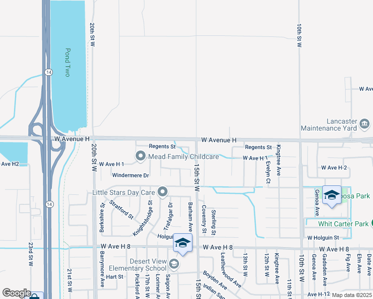 map of restaurants, bars, coffee shops, grocery stores, and more near 1514 Regents Street in Lancaster