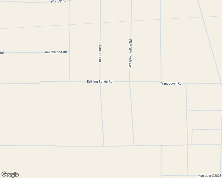 map of restaurants, bars, coffee shops, grocery stores, and more near Drifting Sands Road in San Bernardino County