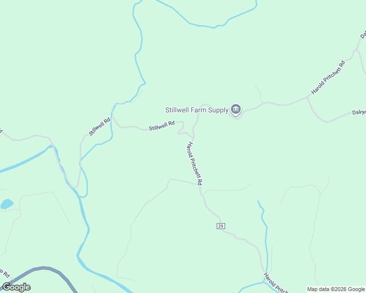 map of restaurants, bars, coffee shops, grocery stores, and more near 1495 Harold Pritchett Road in Ellijay