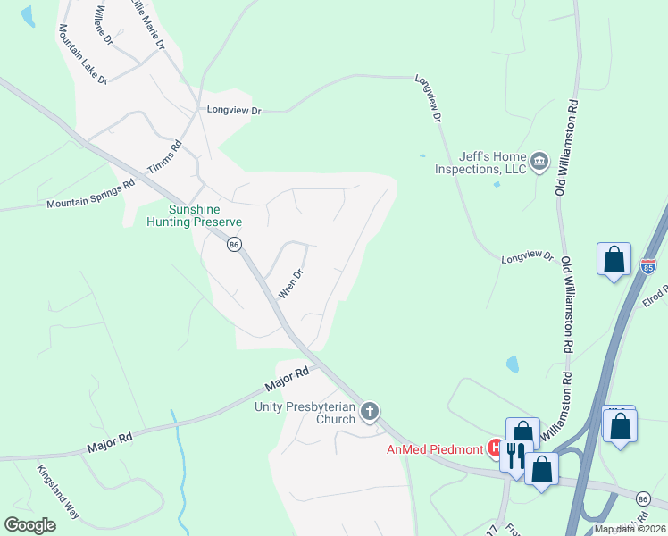 map of restaurants, bars, coffee shops, grocery stores, and more near 203 Pine Court in Piedmont
