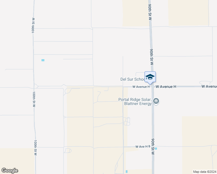 map of restaurants, bars, coffee shops, grocery stores, and more near 125th Street East in Los Angeles County