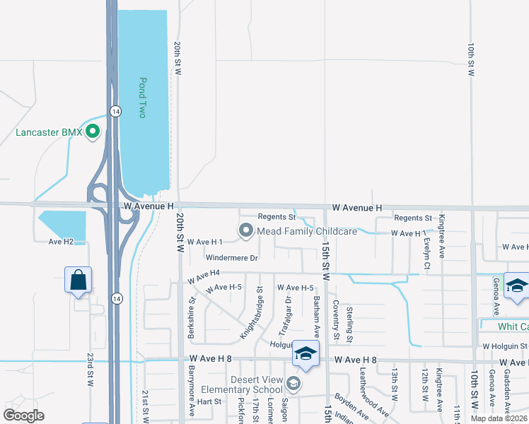 map of restaurants, bars, coffee shops, grocery stores, and more near 1633 Regents Street in Lancaster