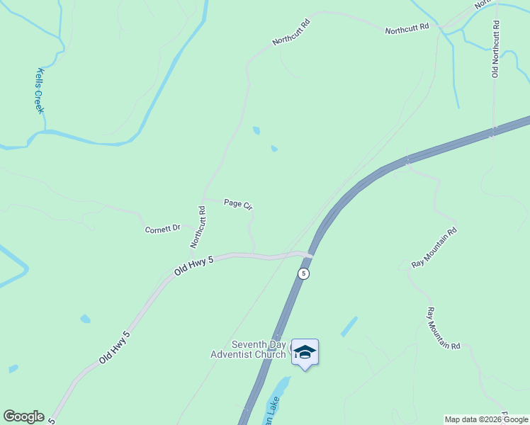 map of restaurants, bars, coffee shops, grocery stores, and more near 2 Page Circle in Ellijay