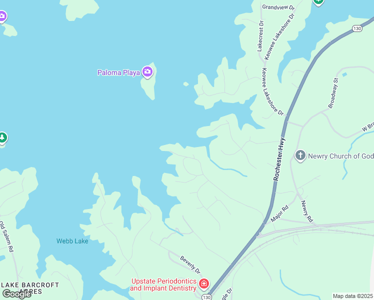 map of restaurants, bars, coffee shops, grocery stores, and more near 2520 Sugar Valley Road in Seneca