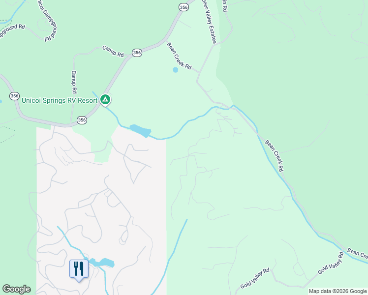 map of restaurants, bars, coffee shops, grocery stores, and more near 444 Miners Mountain Road in Sautee Nacoochee