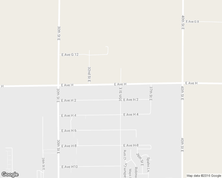 map of restaurants, bars, coffee shops, grocery stores, and more near 3322 East Avenue H10 in Lancaster