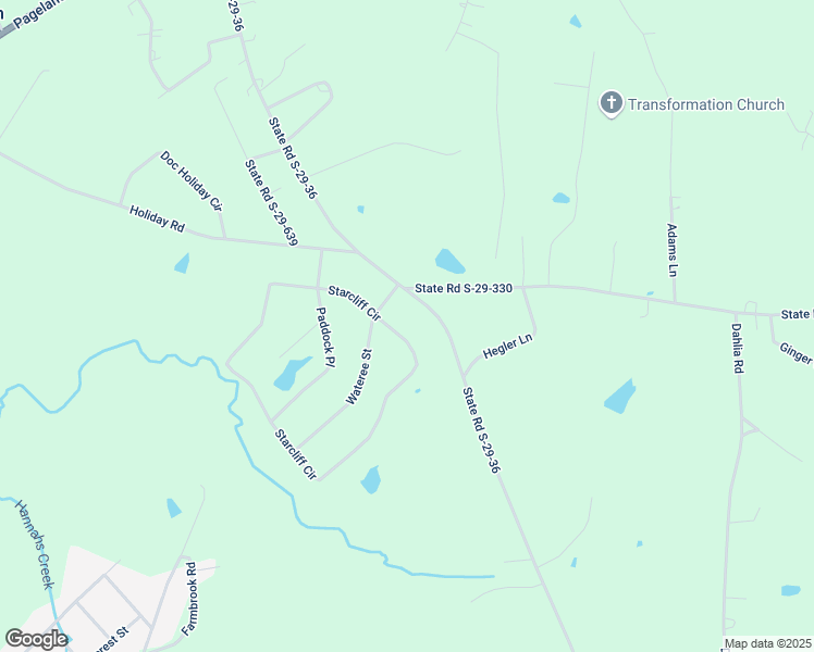 map of restaurants, bars, coffee shops, grocery stores, and more near 546 South Potter Road in Lancaster
