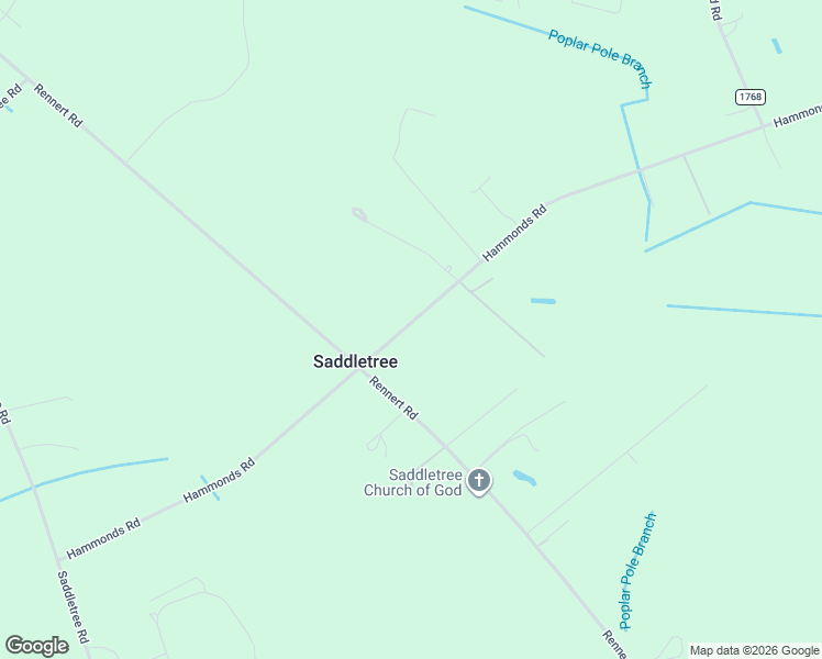 map of restaurants, bars, coffee shops, grocery stores, and more near 1342 Hammonds Road in Lumberton