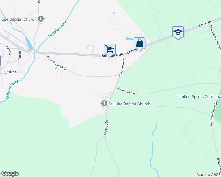 map of restaurants, bars, coffee shops, grocery stores, and more near 232 Lukesville Road in Buffalo