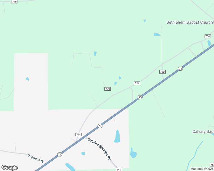 map of restaurants, bars, coffee shops, grocery stores, and more near 70 County Road 779 in Ider